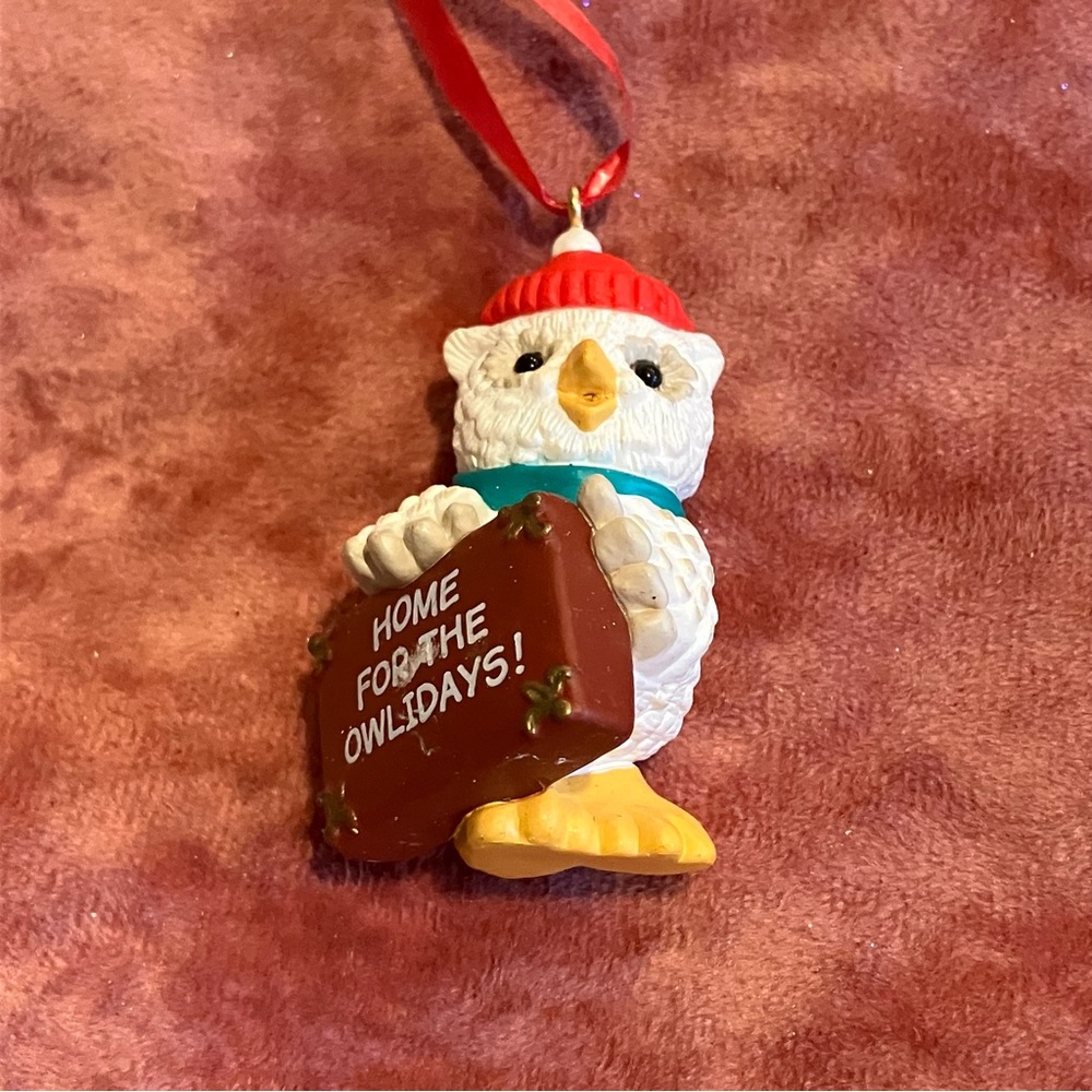 Vintage Hallmark Keepsake Home For The Owlidays! Ornament